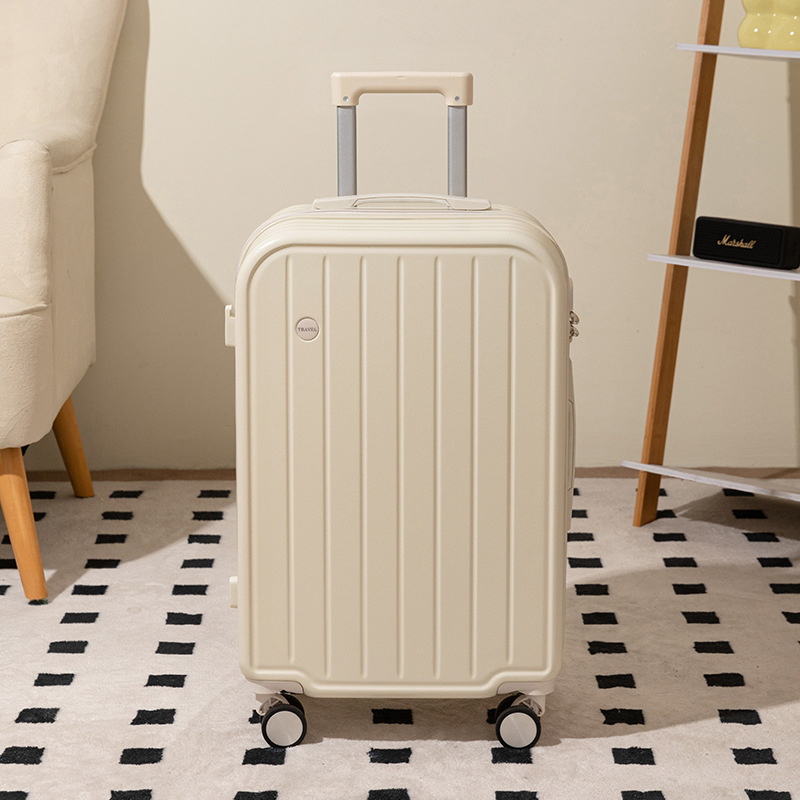 20-inch women's travel suitcase in candy colors, silent, with universal wheels, carry-on.